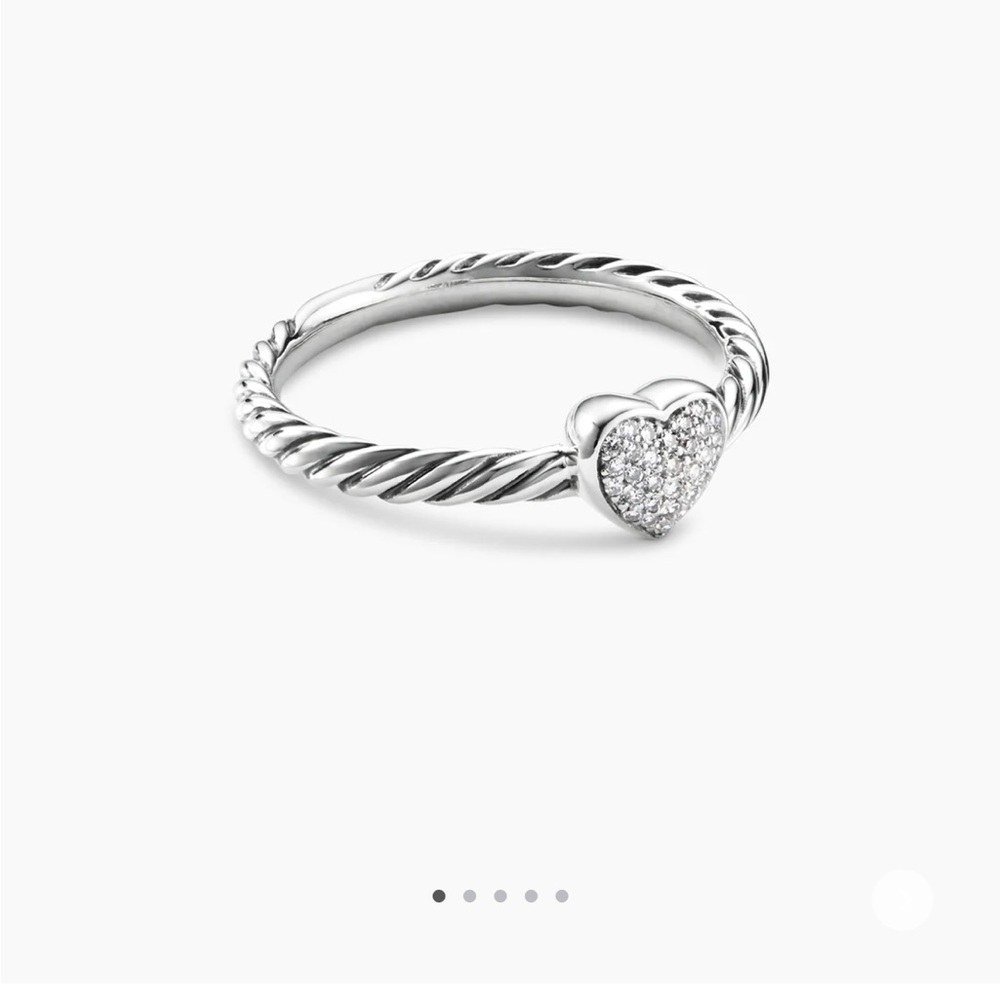 David Yurman Heart Stack Ring - Picture 2 of 2